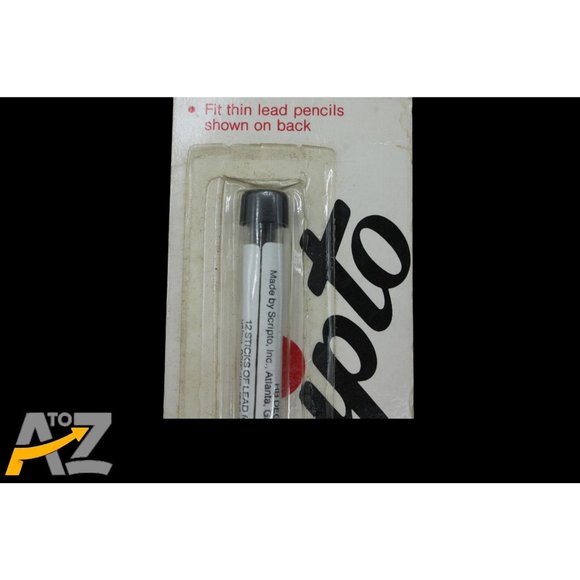 NEW Lot of 4 Scripto Thin Lead Pencil Tubes F849 - 12 Thin Leads Refill - Picture 6 of 9